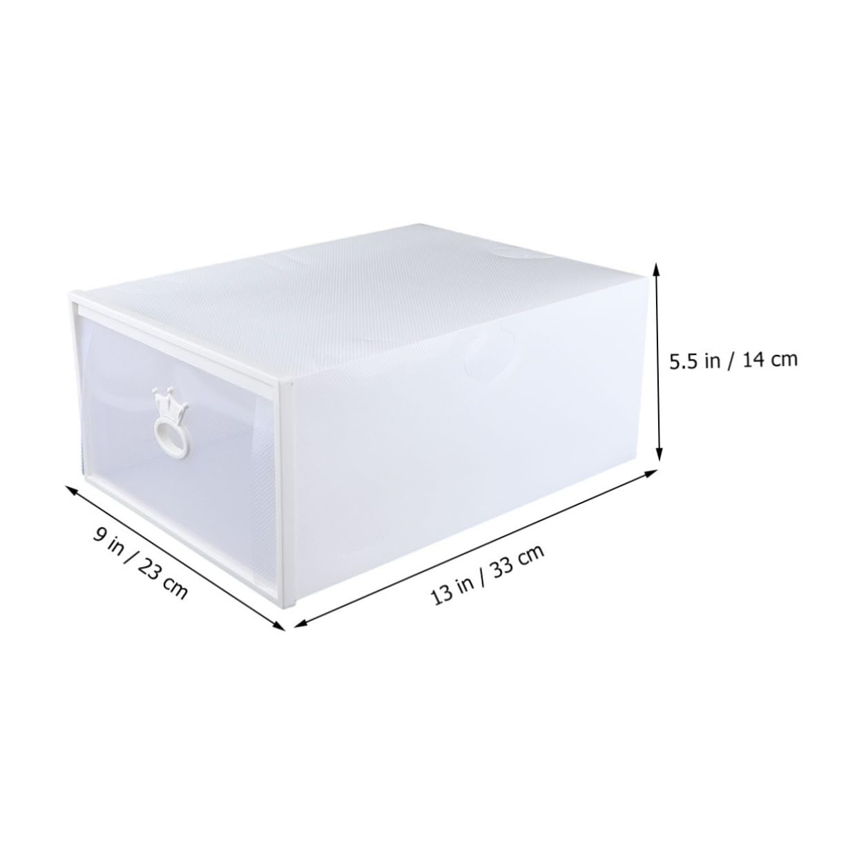 Contenitore per scarpe in plastica trasparente con coperchio, cassetto porta scarpe, contenitore alto per scarpe da ginnastica, organizer per sandali e scarpe bianche