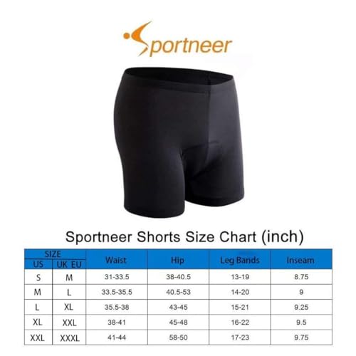 Radunterhose für Herren aus Polyamid und Spandex mit 3D-Polsterung