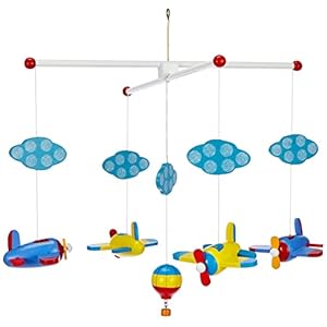 Small foot – Houten mobiel – Vliegtuigjes