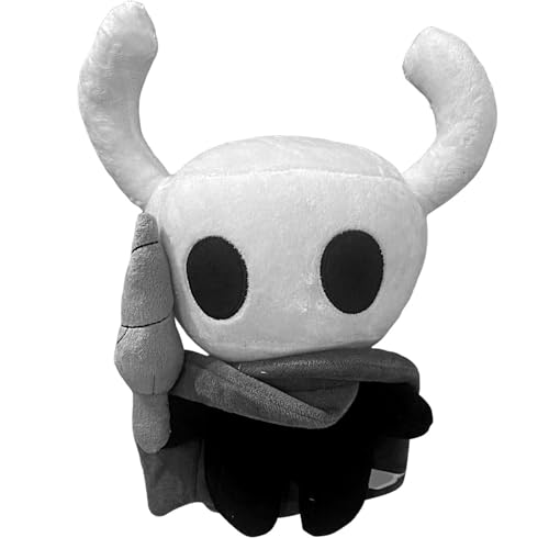 Ligtmor Hollow Knight Peluche chevalier Hallownest de qualité supérieure, en tissu doux, pour les fans de Hollow Knight/Silksong (maison, canapé, chambre à...