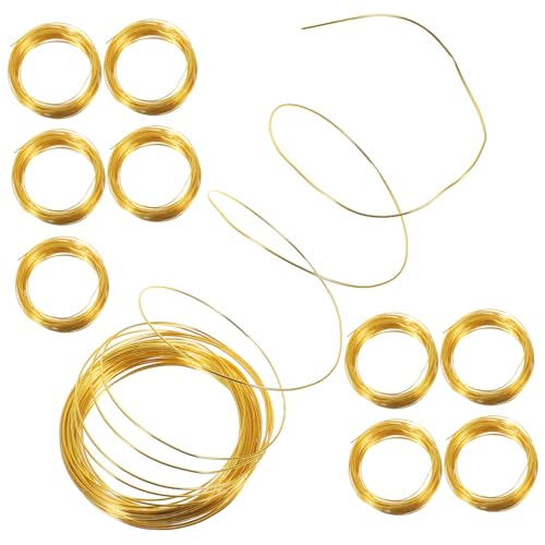 PLAFOPE 1mm Aluminum Bonsai Wires 10 Rolls Easy to Bend Cut for DIY and Gardening