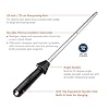 SHARPAL 119H Diamond Solid Sharpening Steel Knife Blade Sharpener Honing Rod Professional Kitchen Chef Stick