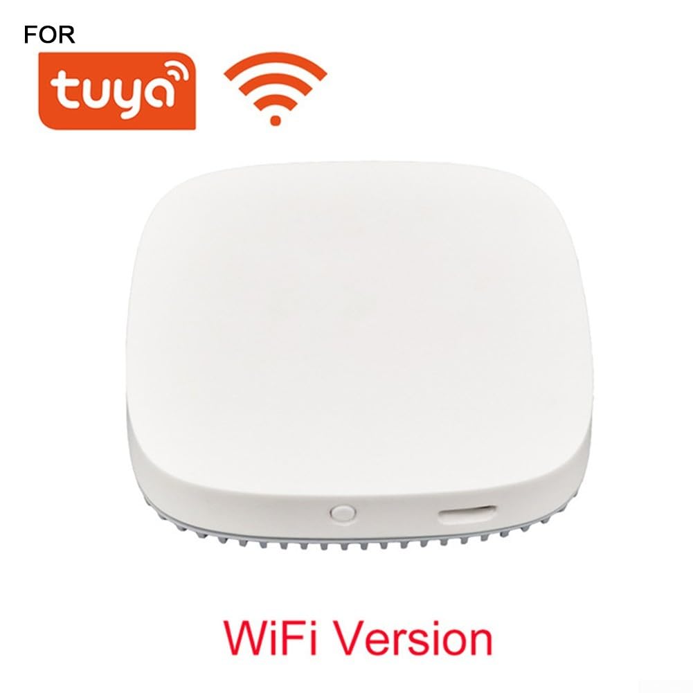 Sensor de presencia humana, DC 80-250 V para Tuya Sensor de detección de movimiento inteligente para ZigBee/WiFi, detector de micromovimiento, alarmas para hoteles, garajes, edificios (WiFi)