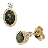 Hochwertige Ohrstecker aus 14 Karat (585) Gelbgold gefertigt und mit Legierungsstempel versehen