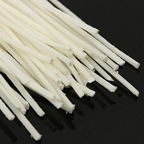 30Pcs 4 inch White Candle Wicks, Natural Cotton Low Smoke Candle Wicks Pre Waxed Candle Wicks for Soy Beeswax Candle Making