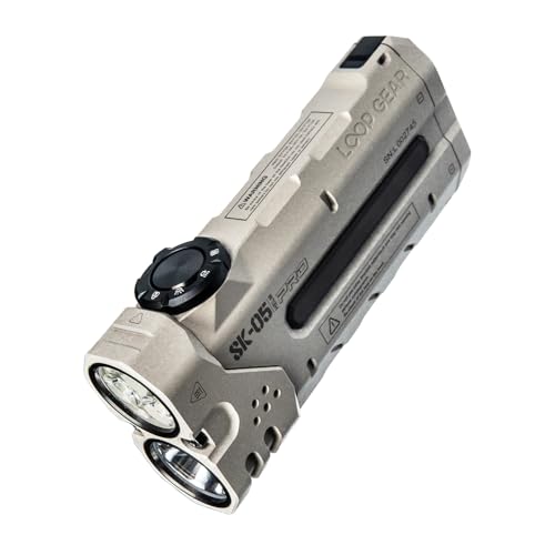 Image of LOOP GEAR SK05 PRO Mao EDC Flashlight 4360 Lumens, 8000mAh Rechargeable LED Flashlight & Power Bank, 3-in-1 Lighting Modes (Flood /Spot /Side Light) for Camping, Hiking, Emergency,Outdoor