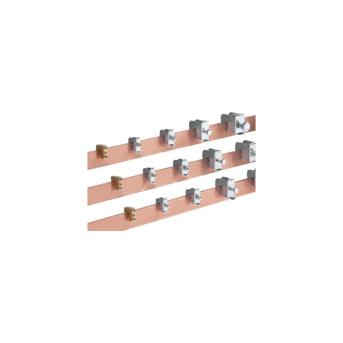 Rittal Sv Conductor Busbar Clamp 70-185Mm² For 5Mm Rails - 3454500 [15 Pieces]