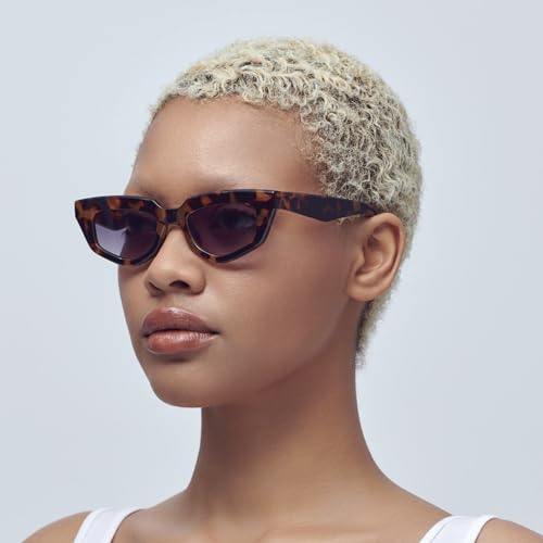 Mad Shade Sunglasses for Women, Classic Tortoise Shell Elegant Cat Eye Glasses, Trendy Summer Eyewear with UV400 Protection4