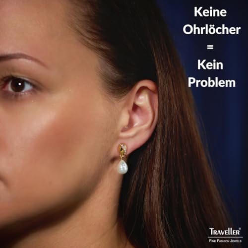 Boucles d'oreilles à clip Perle Barok pour oreilles non percées - 2