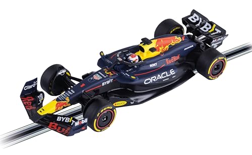 Image of Carrera 30048 Digital 132 Race of The Champions Slot Car Race Track Set, 1:32 Scale, 23.95-Feet Long, Featuring M.Verstappen and S.Perez Cars, Includes Wireless Controllers