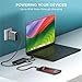 Satechi 8 in 1 USB C Hub Multiport Adapter V3, 8K HDMI, 100W Charging, 4 USB Data Ports, Ethernet, SD Card Reader, for Laptop, for Mac/Windows, MacBook Air/Pro M4, iPad - Midnight