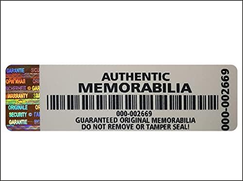 250 pcs Authentic Memorabilia Labels, 2.75 x 0.78 inch, Security ...