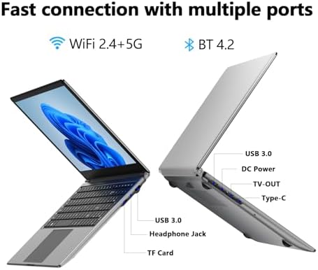 <p>16-Inch Portable Laptop with AMD A9 9400, 8GB RAM, 256GB SSD, and Expandable Storage to 1TB</p>