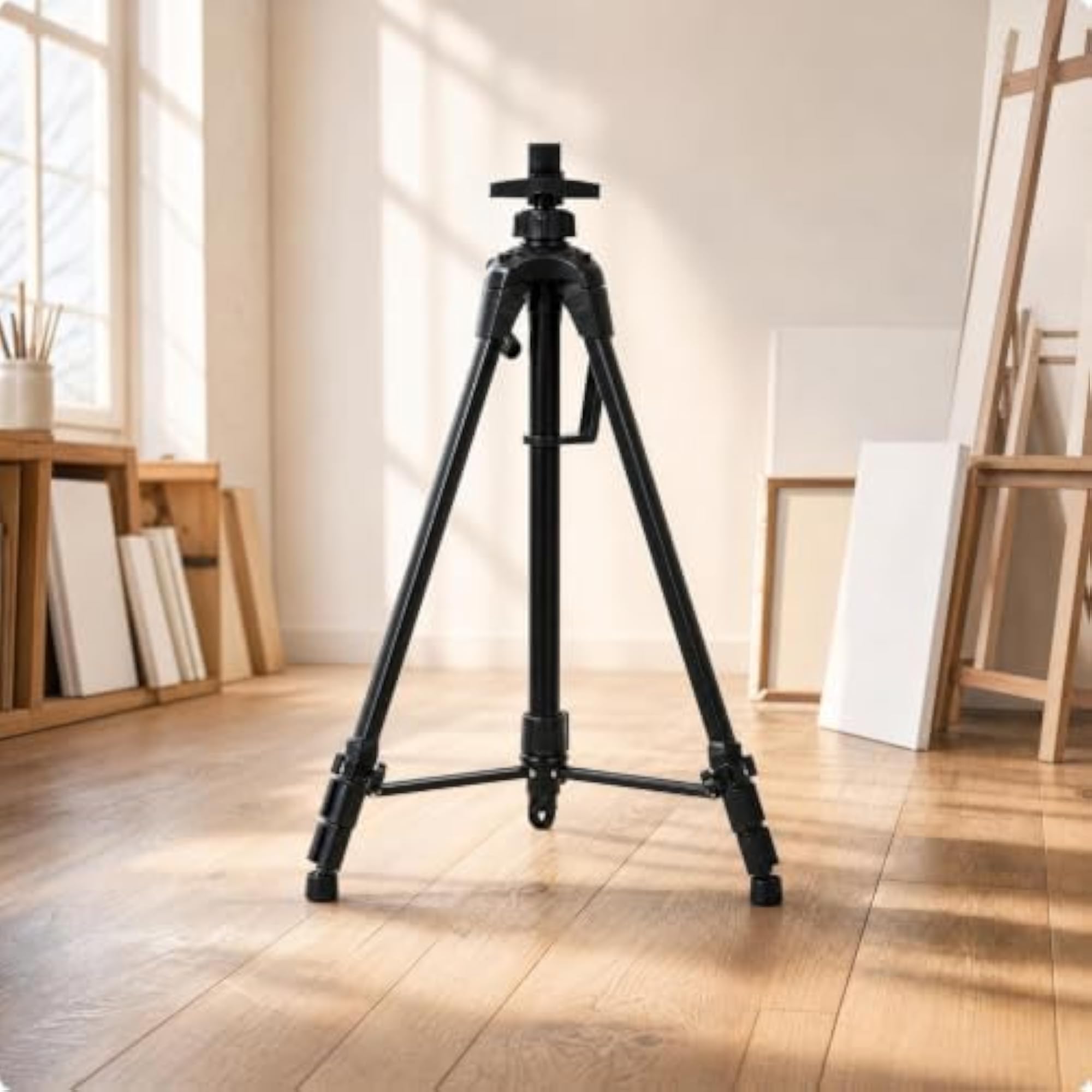 Black Folding Tripod Easel Stand for Artists