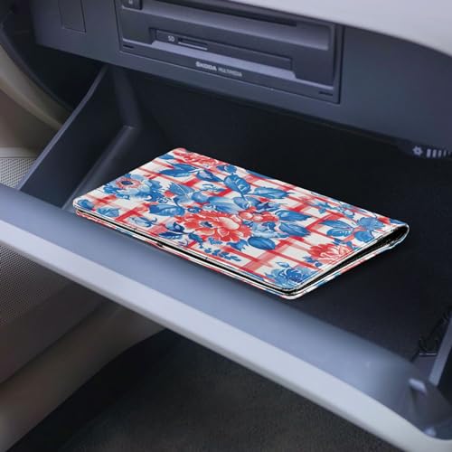 Organizador de auto de cuero miniatura 5