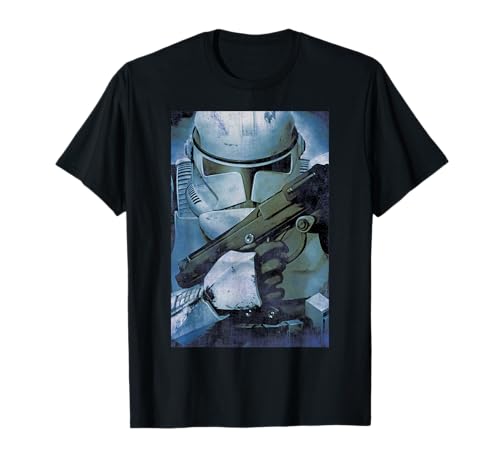 T-shirt Star Wars Revenge of the Sith vêtement imprimé Clone Trooper noir
