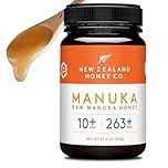 Miel de Manuka MGO 263+ / UMF 10+ de New Zealand Honey Co. | Actif et brut | Fabriqué en Nouvelle-Zélande | 500g