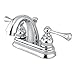 Kingston Brass GKB5611BL Vintage 4" Centerset Bathroom Faucet, 3-5/8 inch in Spout Reach, Polished Chrome