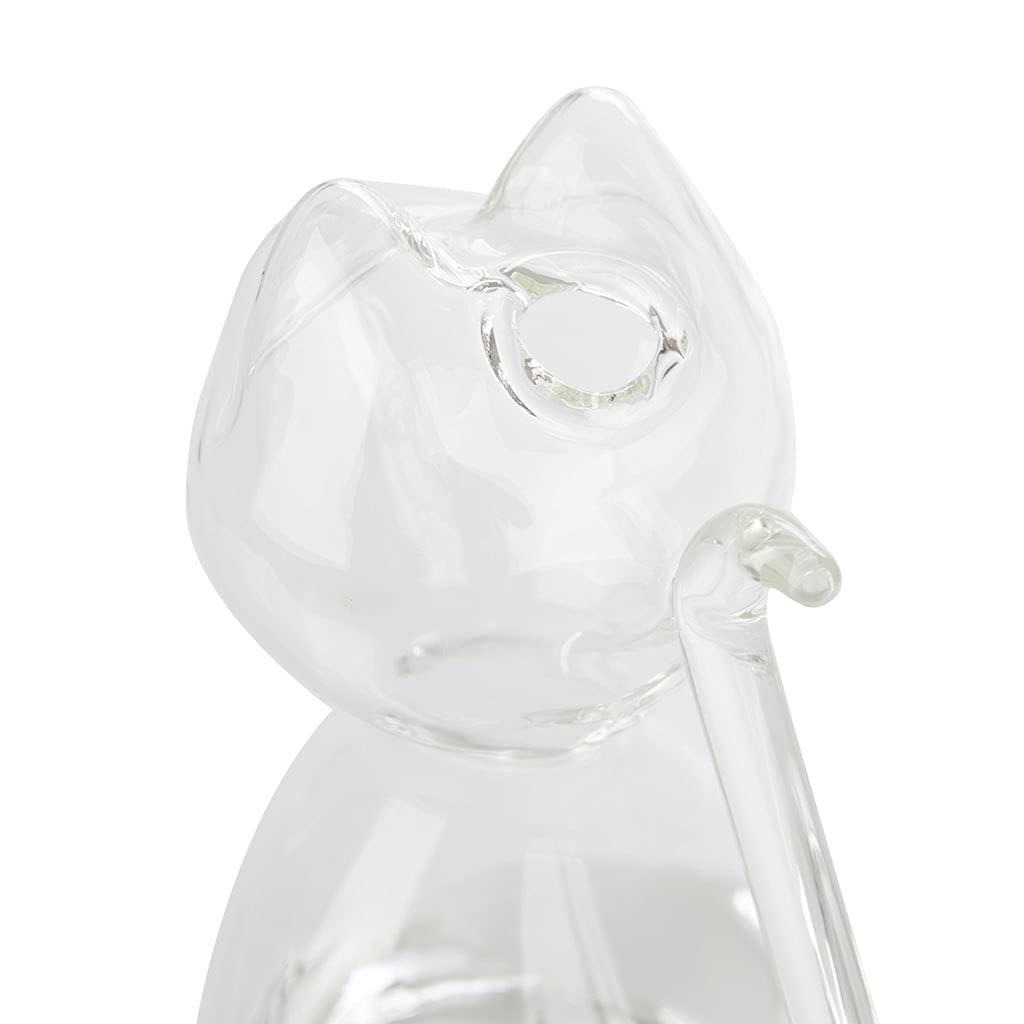 Balvi Jarra para Agua Meow Color Transparente Jarra de Cristal en Forma de Gato Capacidad 1L Borosili