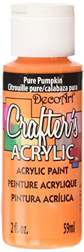 DecoArt Acrylic Paint, 2 Fl Oz (Pack of 1), Pure Pumpkin (DCA08-3)