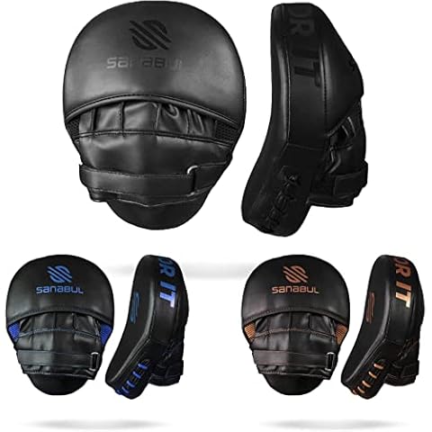 Sanabul Essential Curved Boxing MMA Punching Mitts Cover