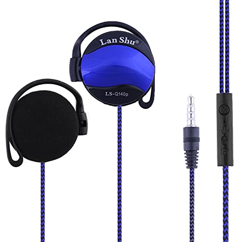 lifcasual LS-Q140P Fone de ouvido esportivo Fone de ouvido de 3,5 mm Fone de ouvido com controle de