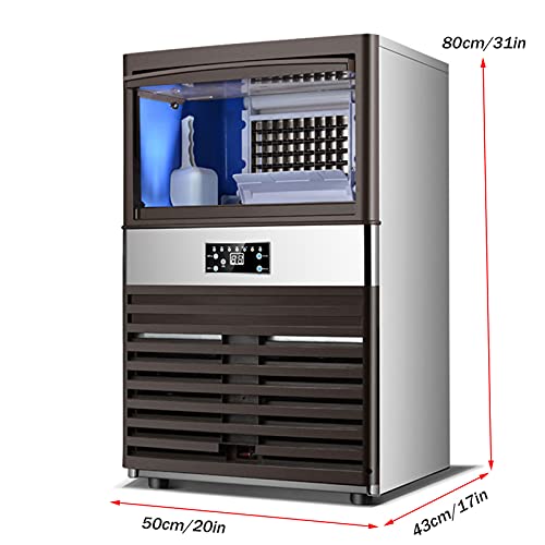 DUTUI Edelstahl-Eismaschine, Freistehende Eismaschine, Sehr Gut Geeignet Für Zuhause/Küche/Büro/Restaurant/Bar/Café – Bild 8