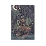 ZZLUUB De Gravity Falls Kunst-Poster, dekoratives Gemälde, 