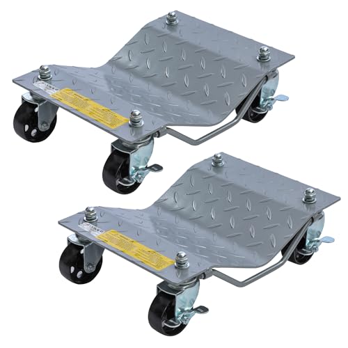 KATSU Tools 2 Stück Rad Rangierheber 1,5 Ton Tragkraft, Mobile Reifenplattform 40x30cm und feststellbare Wagenheber Rangierbrett Autowerk Rangierhilfe Auto PKW Rangierroller KATSU Tools 2 Stück Rad Rangierheber 1,5 Ton Tragkraft, Mobile Reifenplattform 40x30cm und feststellbare Wagenheber Rangierbrett Autowerk Rangierhilfe Auto PKW Rangierroller