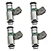 Injecteur de carburant 4 PIÈCES Injecteur de carburant Ajuster for Rena-Ult Clio 2 Laguna Megane Scenic Thalia 1.4 1.6 IWP143 0280158170 8200128959 75112142 50102602 8050015 Pièces de rechange de voit