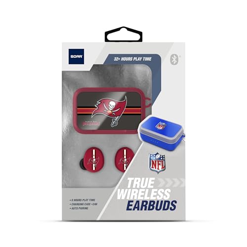 Image of SOAR NFL Wireless Sport Earbuds: Comfortable Fit & Convenient Charging