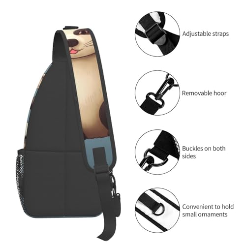 Bolso cruzado de pecho para hombre tipo mochila sling miniatura 5
