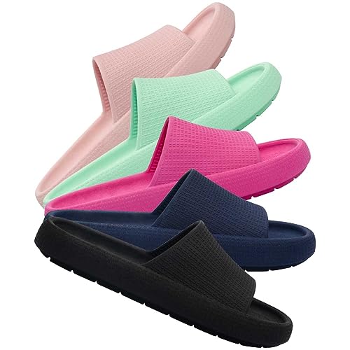 Chinelo Estilo Nuvem Infantil Feminino Nº 25 Ao 36 Sandália Slide 12.47 (Rosa Pink, Infantil, br_foo