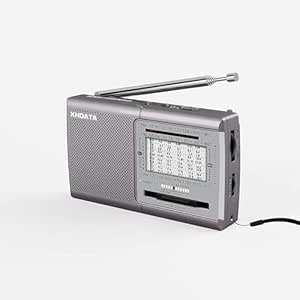 XHDATA D219 AM/FM/SW 12 Bands Radio Pocket Shortwave Receiver for Home ...