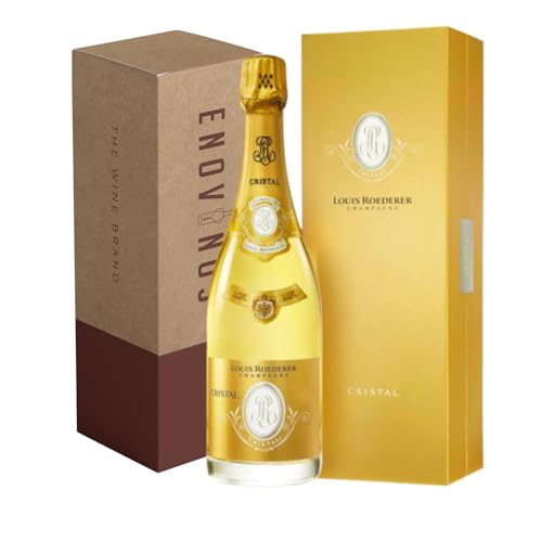 Champagne Louis Roederer Cristal 2016 - Estuche Premium de Botella de Champán x75 cl - Caja Reforzada- Envio con Seguro Incluido - Mejor Selección ENOVINOS THE WINE BRAND
