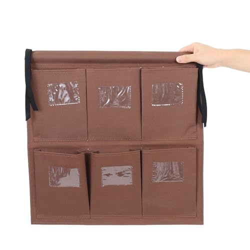 Poche étiquette transparente de chariot de nettoyage Ciieeo en tissu résistant - 5