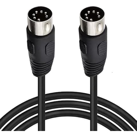 7 Pin DIN Cable, Din 7 Pin Male to Male Professional Premium Controller Interface Audio Cable for Bang & Olufsen, Naim, Quad Stereo Systems (1.5 Meter) Cover