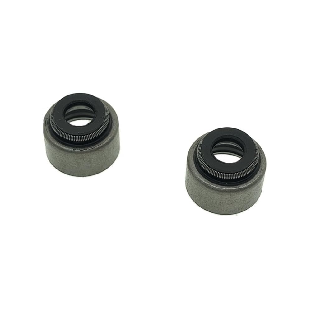 Whaljsdoz Oil Seal 2Pcs Intake Exhaust Valve Stem Oil Seal Kit Fit For Yamaha Majesty Yp250 170Mm 173Mn 257 260 300 Scooter Engine Repair(Oil Seal 2Pcs)