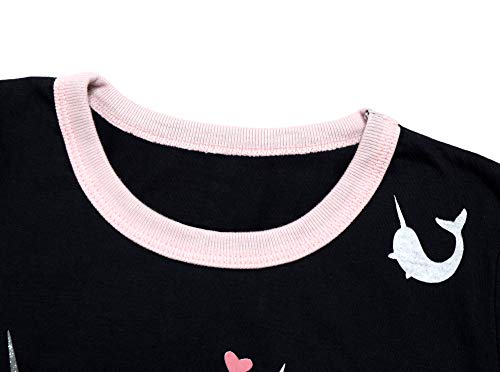 Qtake Fashion Girls Pajamas Toddler Pjs Set 100% Cotton Kids Sleepwear 2 Piece Child Clothes Size 2-12 Years4