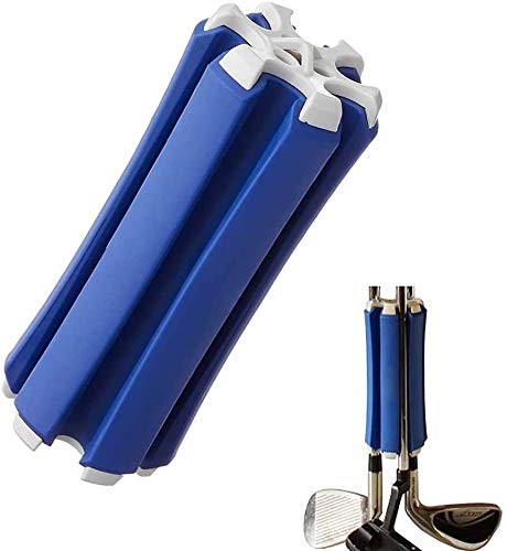 Abbcoert Portable Rod Holder, Silo Golf Club Carrier and Organizer for Holding 6 Clubs, Rival and Revel