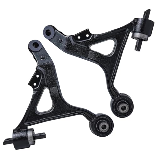 Image of Detroit Axle - FWD Front End Suspension Kit for 2007 Volvo S60 2 Lower Control Arms Assembly 2 Lower Ball Joints 2 Outer Tie Rods 2 Sway Bar Links Replacement - 8pc Set