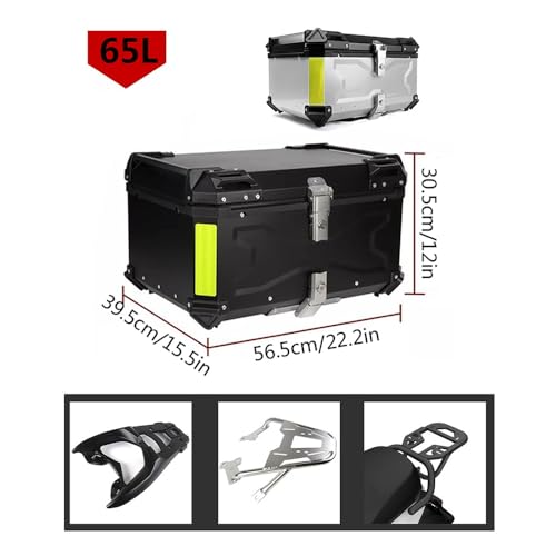 Top case de moto en aluminium étanche pour protéger vos affaires - 5
