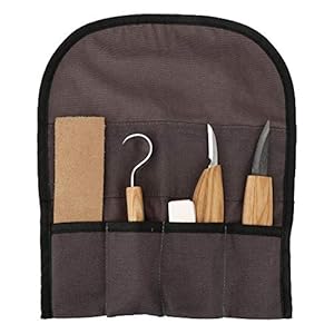 Woodworking Carving Tool,5Pcs High Manganese Steel Hand Woodworking Carving Tool Set for Beginners