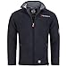 Produktbild Geographical Norway UREKA Herren Fleece Jacke Fleecejacke warm Teddyfell Futter Gr. S-XXXL (S, Navy)