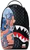 Mochila Sprayground Get to the Ship, 100% PVC, con cremalleras doradas, compartimento para laptop y acolchado ergonómico de malla en la espalda, 18 x 11.5 x 6 pulgadas 2