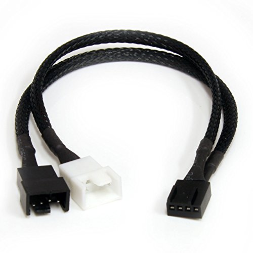 Image of StarTech.com 80x25mm Computer Case Fan with PWM - Pulse Width Modulation Connector - Computer Cooling Fan - 80mm Fan - pwm Fan (FAN8025PWM) Black (Pack of 2)