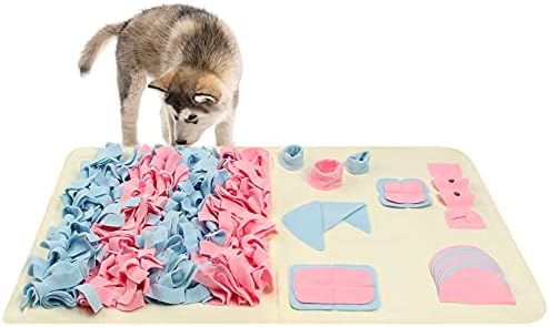 STELLAIRE CHERN Snuffle Mat for Small Large Dogs Nosework Feeding Mat Easy to Fill and Machine Washable Training Mats Pet Activity/Toy/Play Mat, Great for Stress Release