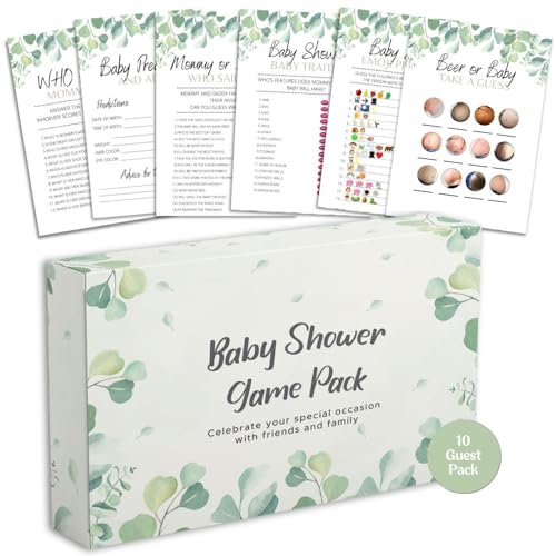 Forever Lily Baby Shower Games - 6 Game Bundle cover