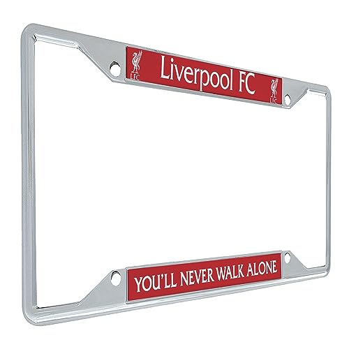 Desert Cactus Liverpool FC Car Accessories Football Soccer Metal License Plate Frame and Tag Holder for Front or Rear of Vehicle (Frame - Design 3)