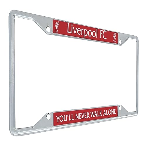 Desert Cactus Liverpool FC License Plate Frame Football Soccer Premier League Metal for Front or Back of Car Officially Licensed (Frame - Design 3)